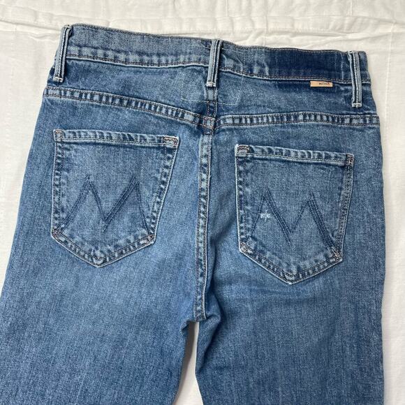 Mother The Insider Ankle Jeans Destination Unknown Size 27 High Rise Cotton - Picture 7 of 11